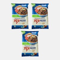 직화 짜장면 자장면 짜장라면 풀무원 2인분 660g X 3개