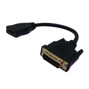 DVI 수 to HDMI 암 변환 젠더 케이블 선 0.2M