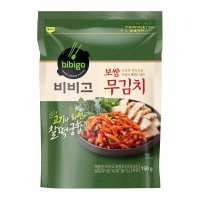 CJ 우리가족 비비고 보쌈무김치 150g 엄마손맛 자취 친정김치 집밥 볶음밥 간편한 도시락