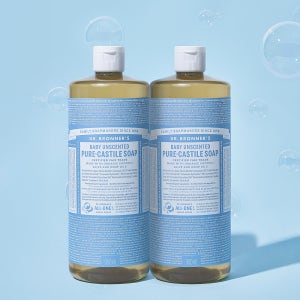 닥터 브로너스 베이비 마일드 퓨어 캐스틸 솝 대용량 올인원 바디워시 950mlx2개