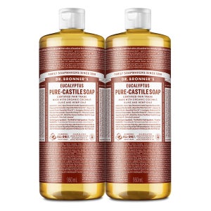 닥터 브로너스 유칼립투스 퓨어 캐스틸 솝 대용량 올인원 바디워시 950mlx2개