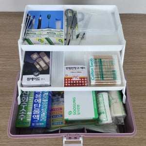 구급함 가정용 의약외품22종 응급처치 구급세트 산업용 상비약 상자 약품포함