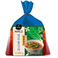 비비고 열무물김치 여름 김치 혼밥 자취생 업소용 김치 900g x2개