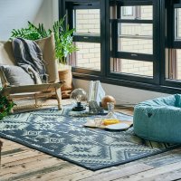 BASSHU IGUSA RUG (Black) 바슈 러그 대자리 다다미 카페트