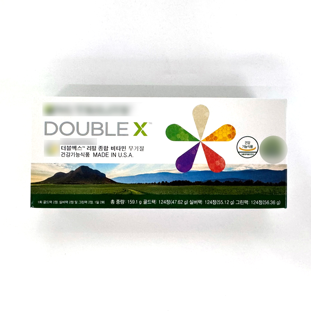 암웨이 더블엑스 리필 <b>종합 비타민 무기질</b> 372정