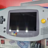 [중고] 게임보이어드밴스 GBA IPS V3 백라이트 슈퍼패미컴 스타일 중고본체 [라미네이트]