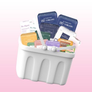 [4+4 골라담기] 내츄럴코튼 시그니처 생리대 4+4팩 중형 대형 오버나이트 팬티라이너 입는 오버나이트