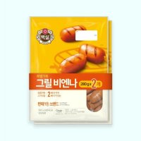 홈파티음식 육공육 그릴비엔나 280gx2 CJ제일제당 맥주안주 캠핑요리 간편식 소문난 홈캉스 감칠맛업