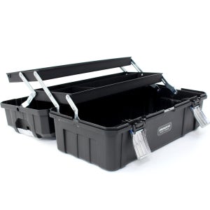 핫버튼 오픈형 공구가방 공구함 공구통 이동식 3단