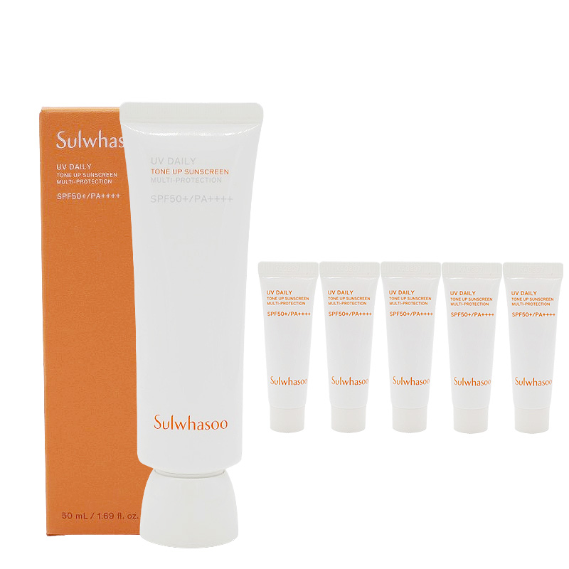 설화수 상백톤업크림 선크림 50ml + 50ml 자외선차단제 선크림