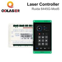 QDLASER Ruida 터치 스크린 CO2 레이저 컨트롤러, DIY 패널 단추, RDWorks V8 소프트웨어, 6445G-Mod5