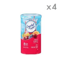 Crystal Light 크리스탈 라이트 드링크 믹스 후르트 펀치맛 4개입 4팩