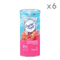 Crystal Light 크리스탈 라이트 드링크 믹스 스트로베리 워터멜론맛 6개입 6팩