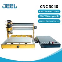 CNC 3040 조각 기계, 스핀들 금속 밀링 선반, PCB 목공 라우터, 80W 레이저