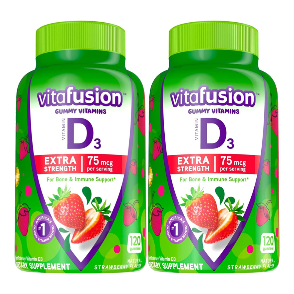 vitafusion 비타퓨전 <b>비타민D</b>3 <b>VitaminD</b>3 구미 비타민 60일분 2팩