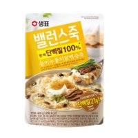 샘표 밸런스죽 능이누룽지닭백숙죽 420g 파우치