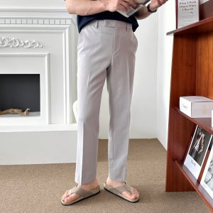 쿨슬랙스 테이퍼드핏 쿨맥스슬랙스 남자여름정장바지