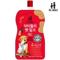 닥터할리 펫밀크 홍삼 강아지 애견 저지방 우유 초유 200ml