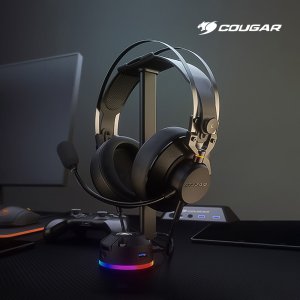 쿠거 VM410 CLASSIC 유선 콘솔호환 게이밍 헤드셋 PC 유선 노이즈캔슬링 게임용 컴퓨터 마이크 노트북 스위치