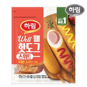 하림 웰핫도그 스위트 490g