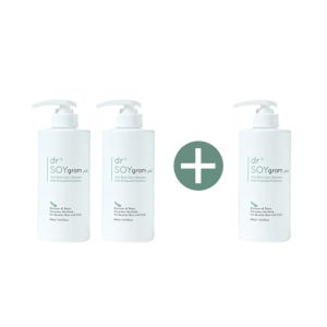 닥터소이 샴푸 2+1개 탈모케어 두피관리 약산성 쥐눈이콩 단백질 손상모 500ml
