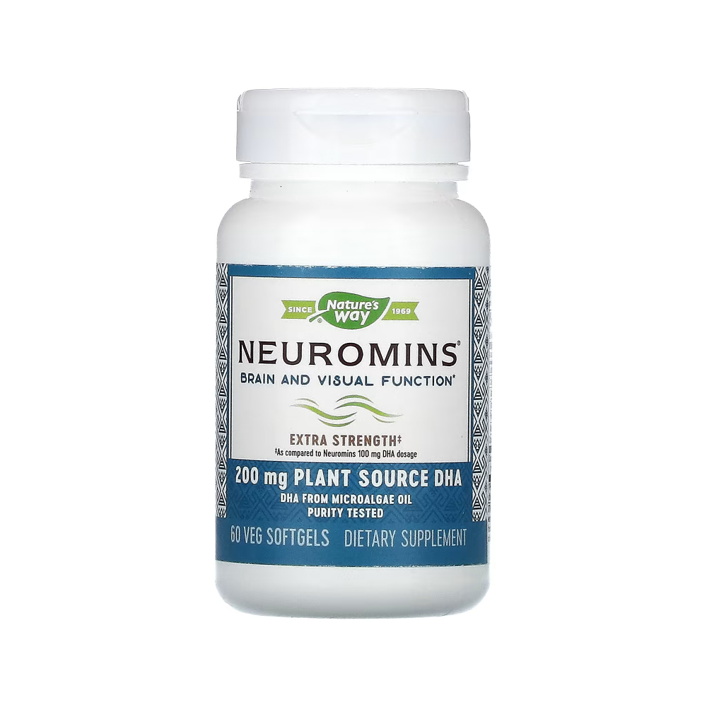 <b>네이처스웨이 DHA</b> 200mg 뉴로민스 60베지소프트겔