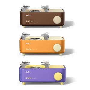 맥스 라떼 스토브 미니버너 내염식 가정용 캠핑용 휴대용 부루스타 초코 오렌지 블루베리