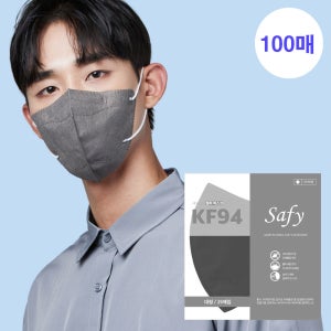 세이피 새부리형 KF94 100매 L(대형), 딥그레이, 100개