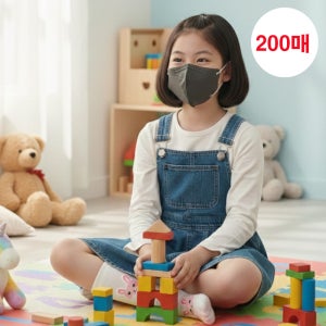 세이피 새부리형 KF94 소형 딥그레이, 200매