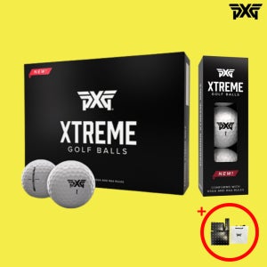 [(주)카네대리점] PXG 골프공 익스트림 프리미엄 3피스우레탄 화이트 선물포장 1dz