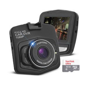 블랙박스 1채널 2.4형 FHD 주차 G센서 충돌감지 자동녹화 오토바이 GF502G32