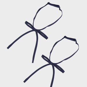 (택배대여) 심플한게 이뻐, 네이비 끈 넥타이 졸사 졸업사진 의상대여 교복데이트 커플교복