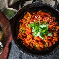 암사야시장 참숯훈제막창 야채곱창 캠핑 밀키트 1kg(2인분) 술안주