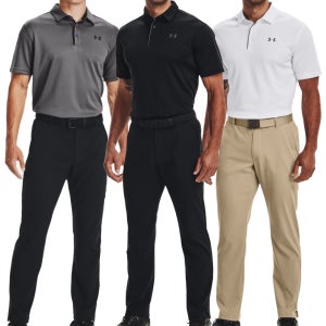 언더아머 골프웨어 플레이오프 프린티드 폴로 반팔 티셔츠