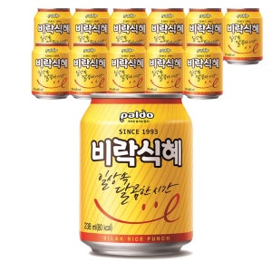 팔도 비락식혜 238ml X 12캔 전통 음료수
