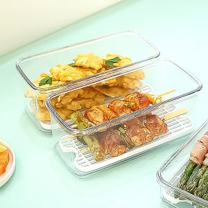 스카이락 와이드 깔판 밀폐용기 반찬 김치통 소분 전자레인지 1P 1600ml 2호