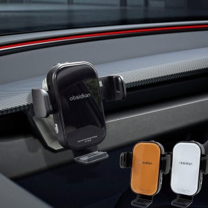 옵시디언 테슬라 모델Y 모델3 핸드폰 고속 무선충전 거치대 주니퍼 하이랜드 CT-W16E+CT-HCT03 CT-HCT04