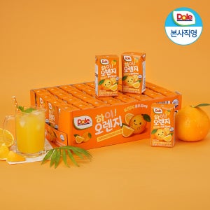 Dole 돌 하이 오렌지 120ml 32팩 1박스