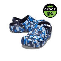 크록스공식 유아 BAYA GRAPHIC CLOG T NAVY 23SKCL206814