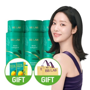 뉴트리원 비비랩 차주영 비오틴 콜라겐 V 인텐시브 6통 6개월 저분자 어류