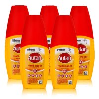 아우탄 Autan Protection Plus 펌프 스프레이 5개 팩(5 x 100ml)