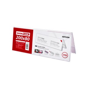 아크릴 쇼케이스 양면 200x80mm 7768