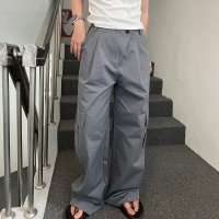 unblance wide cargo pants 언발란스 와이드 카고 팬츠 (3color)