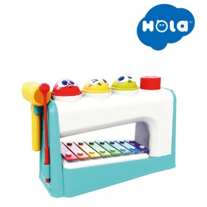 홀라 아기 실로폰 장난감 쿵쿵하면 공이 데굴데굴 뮤직센터