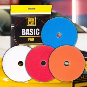 워크스터프 베이직 폴리싱 패드 125mm 듀얼 광택기 스펀지 패드