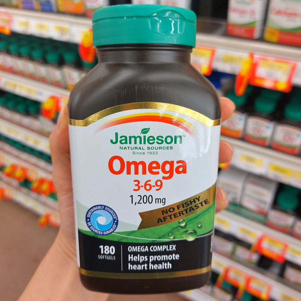 자미에슨 <b>오메가 369</b> 복합체 1200mg 180정