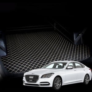 국내제작 퀼팅가죽 G80 트렁크매트 짐칸매트 바닥매트