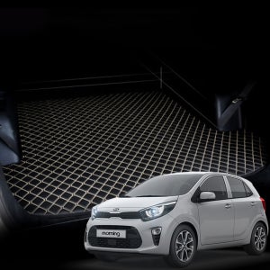 국내제작 퀼팅가죽 올뉴 모닝 JA 트렁크매트 짐칸매트 바닥매트