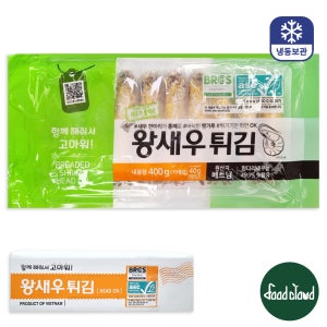 [BOX] 재호 빵가루 헤드온 새우튀김 400g (40g x 10미)x10개 브래드새우