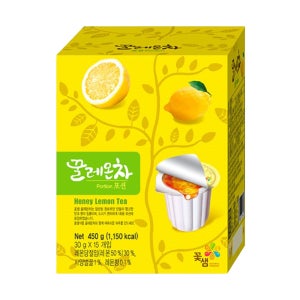 꽃샘 꿀레몬차 포션 15개입